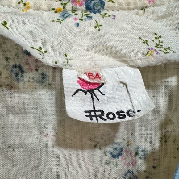 Vintage Dirndl Aus Bayern Dress With Blue Apron - Picture 5 of 5